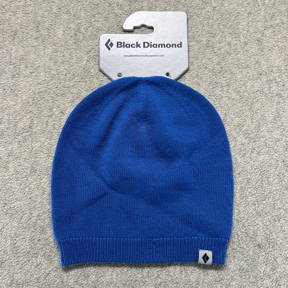 Black Diamond Merino Wool‎ Beanie Blue Lightweight Knit Hat NWT